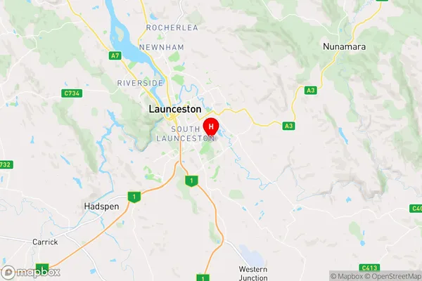 Norwood,Tasmania Area Map