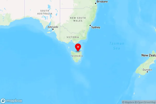 Lulworth,Tasmania Region Map