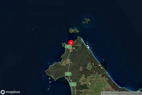 Palana,Tasmania Satellite Map