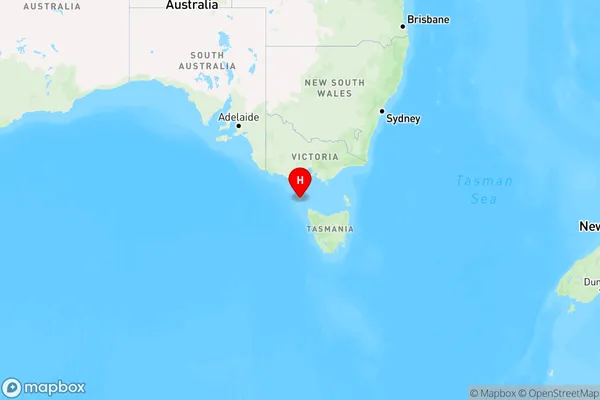 Lymwood,Tasmania Region Map