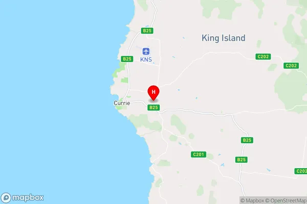 Nugara,Tasmania Area Map