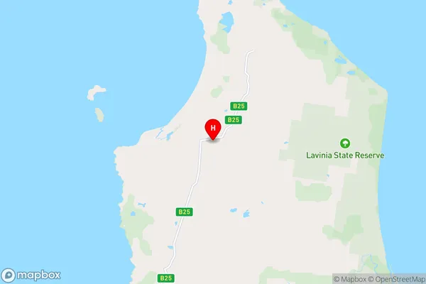 Yambacoona,Tasmania Area Map