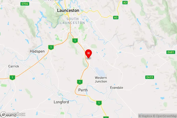 Breadalbane,Tasmania Area Map