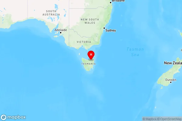 Myrtle Bank,Tasmania Region Map