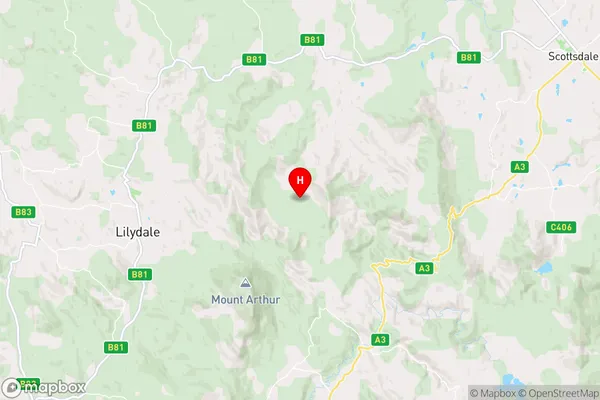 Lisle,Tasmania Area Map