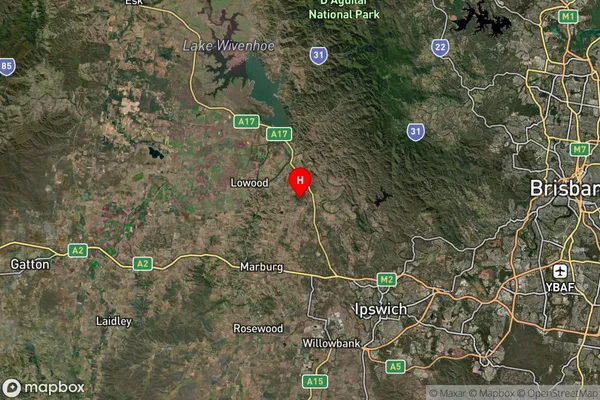 Fairney View,Queensland Satellite Map