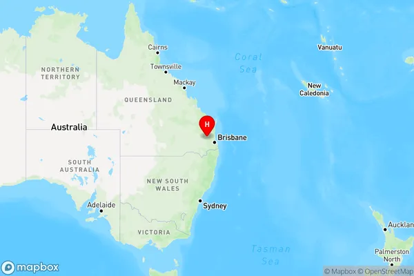 Googa Creek,Queensland Region Map