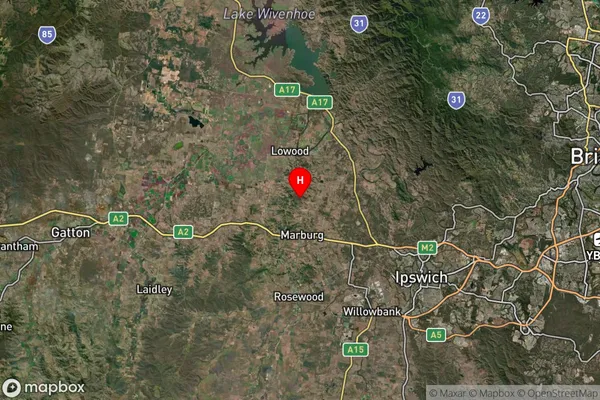 Lark Hill,Queensland Satellite Map