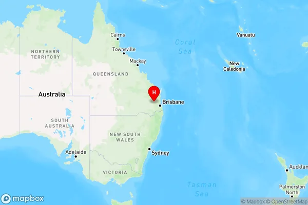 Mount Binga,Queensland Region Map