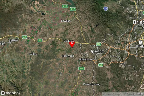 Mount Marrow,Queensland Satellite Map