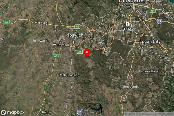 South Ripley,Queensland Satellite Map