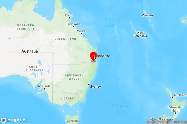 Beaury Creek,New South Wales Region Map