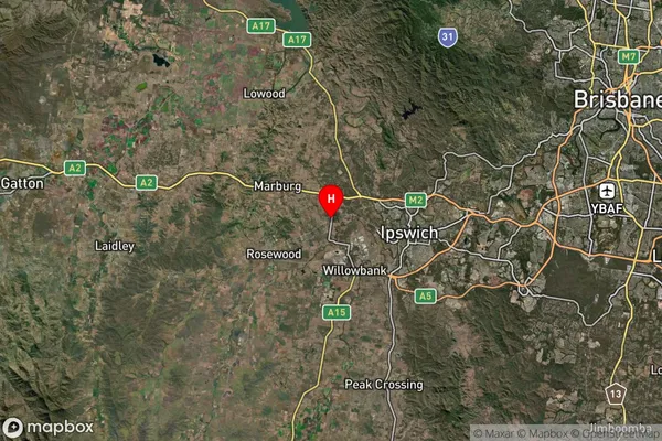 Walloon,Queensland Satellite Map