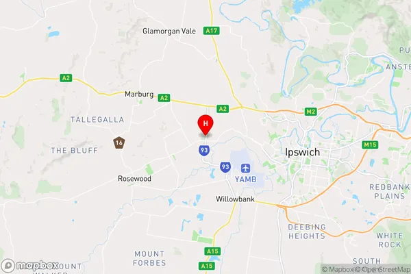 Walloon,Queensland Area Map