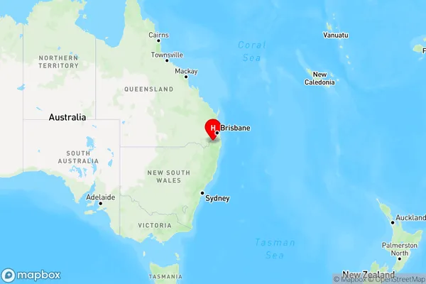 Urbenville,New South Wales Region Map