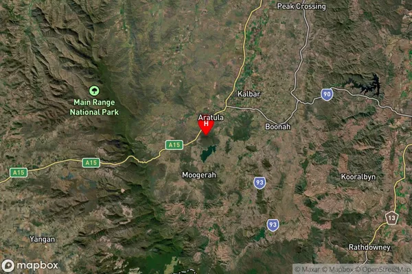 Mount Edwards,Queensland Satellite Map