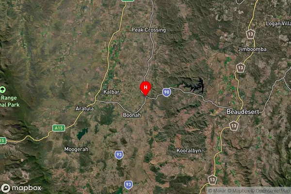 Coulson,Queensland Satellite Map