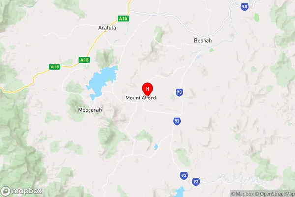 Mount Alford,Queensland Area Map