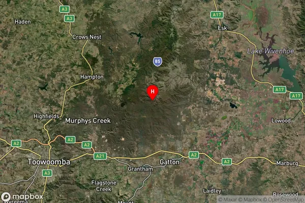 Buaraba South,Queensland Satellite Map