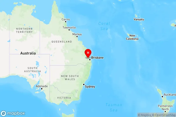 Caboonbah,Queensland Region Map