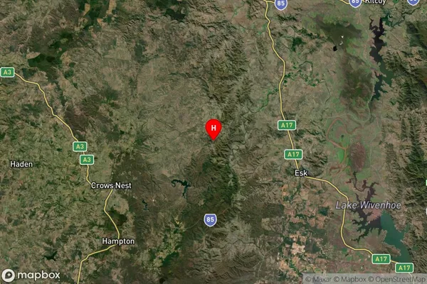 Eskdale,Queensland Satellite Map