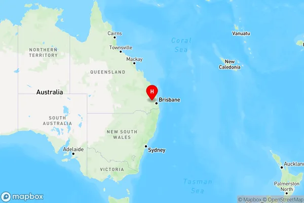 Eskdale,Queensland Region Map