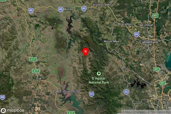 Mount Byron,Queensland Satellite Map