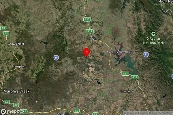 Mount Hallen,Queensland Satellite Map