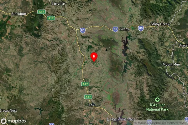 Cressbrook,Queensland Satellite Map