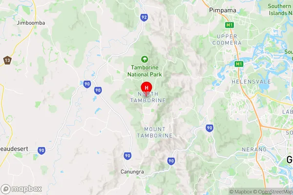 North Tamborine,Queensland Area Map