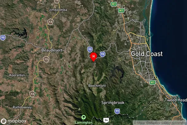 Witheren,Queensland Satellite Map