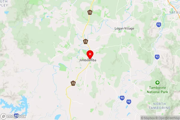 Jimboomba,Queensland Area Map