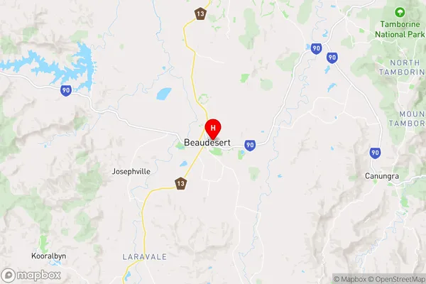 Beaudesert,Queensland Area Map