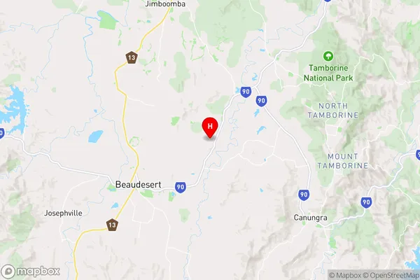 Birnam,Queensland Area Map