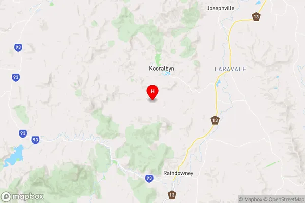 Knapp Creek,Queensland Area Map