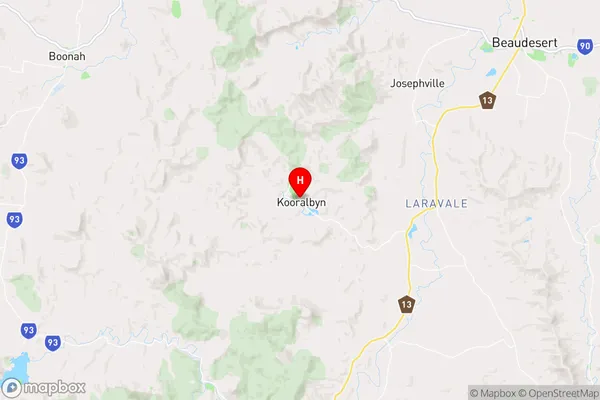 Kooralbyn,Queensland Area Map