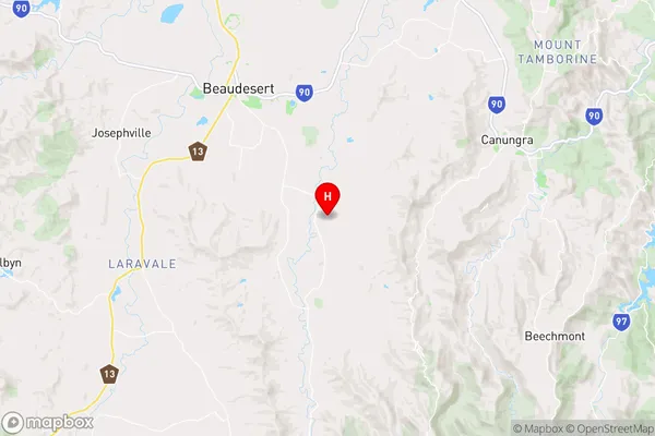 Nindooinbah,Queensland Area Map