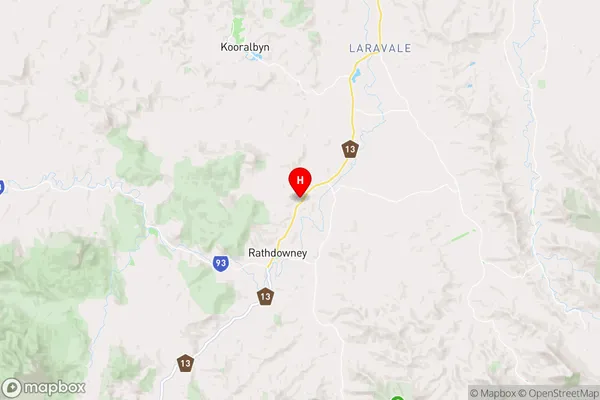 Tamrookum Creek,Queensland Area Map