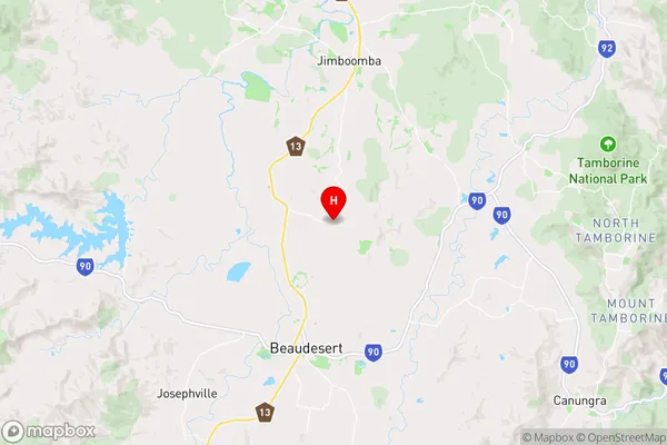 Veresdale Scrub,Queensland Area Map