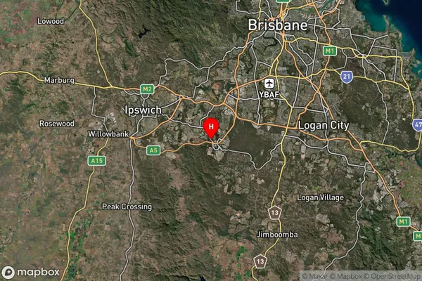 Augustine Heights,Queensland Satellite Map