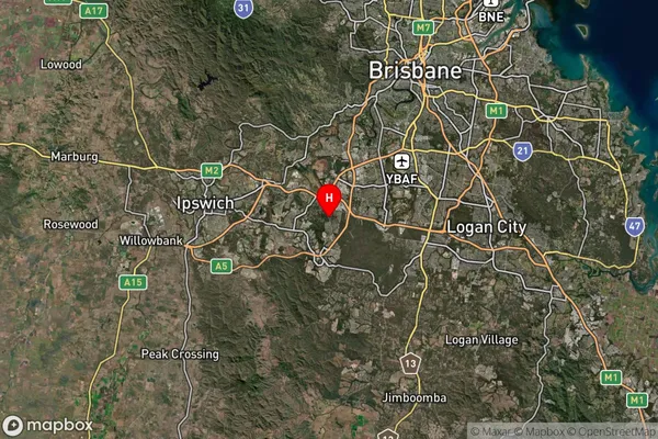 Camira,Queensland Satellite Map