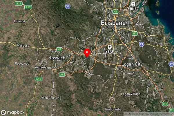 Goodna,Queensland Satellite Map