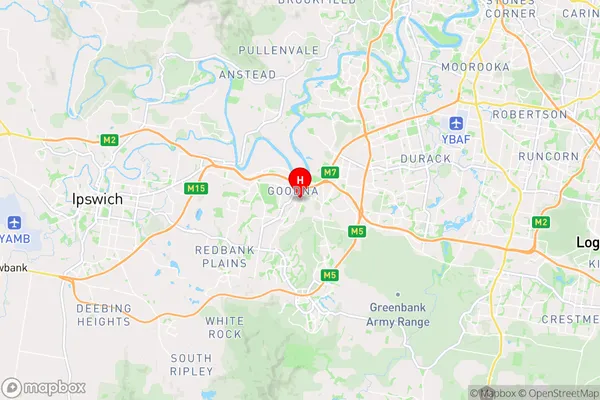 Goodna,Queensland Area Map