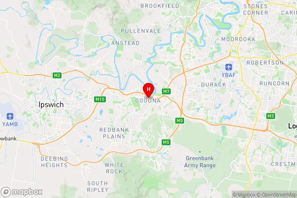 Goodna Dc,Queensland Area Map