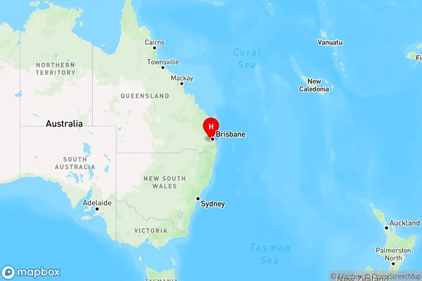 New Chum,Queensland Region Map