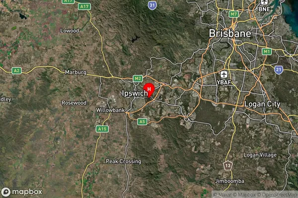 Blackstone,Queensland Satellite Map