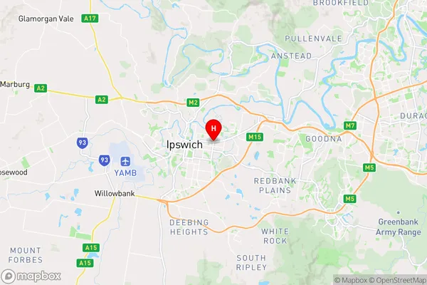 Booval,Queensland Area Map