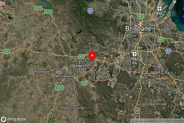 Bundamba,Queensland Satellite Map