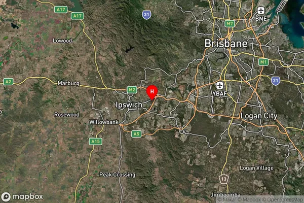 Ebbw Vale,Queensland Satellite Map