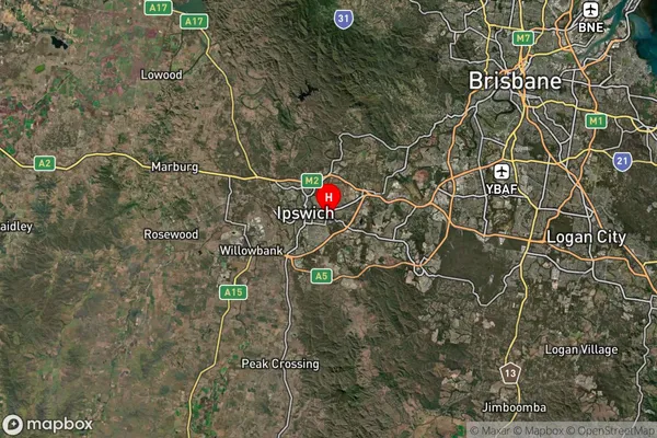 Silkstone,Queensland Satellite Map